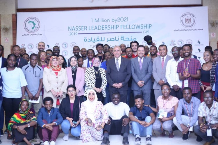 Waziri wa Vyanzo vya Maji na Umwagiliaji akutana na Vijana wa Udhamini wa Nasser kwa Uongozi wa Kiafrika 