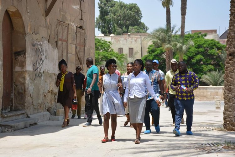 " Udhamini wa Nasser wa Uongozi " katika ziara yake kwa  Ngome ya Salah al-Din