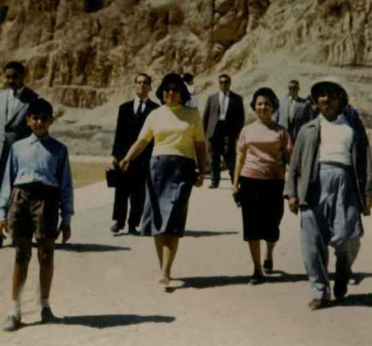 On her anniversary of death.. Tahia Kazem, the first lady of Egypt, who remained only a mother and wife