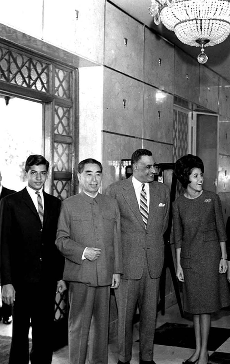 Gamal Abdel Nasser recognizes China and America protests
