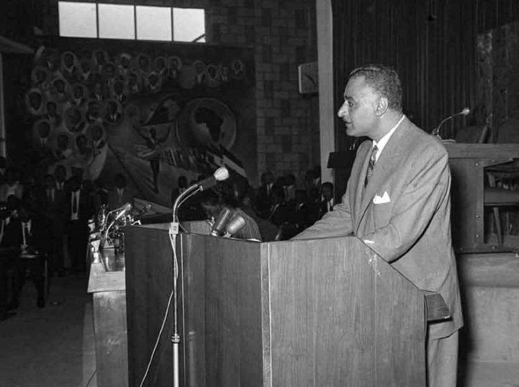 Hotuba ya Rais Gamal Abdel Nasser katika Mkutano wa  kilele cha kiafrika mjini Addis Ababa huko Ethiopia
