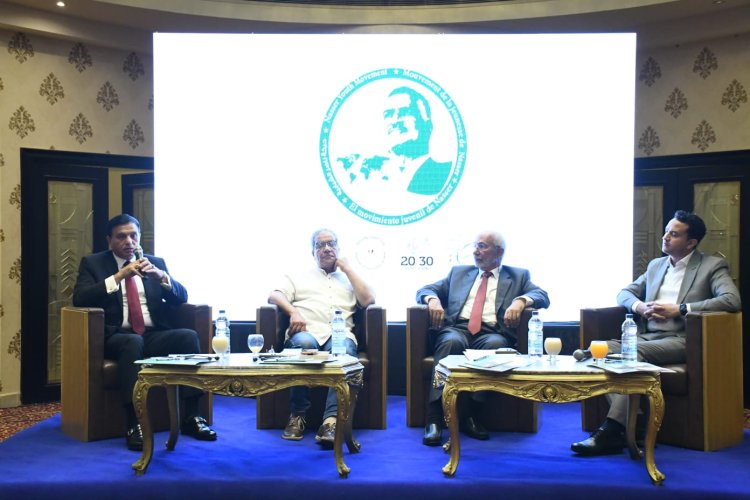 A dialogue session on “The Nationalization of Suez Canal...People’s Epic” at the closing activities of the fourth day of Nasser Fellowship for International Leadership