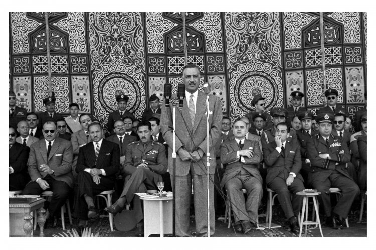 Hotuba ya Rais Gamal Abdel Nasser katika kusherehekea kuhitimu kwa kundi jipya kutoka Chuo cha Usafiri wa Anga huko Belbeis mnamo 1955