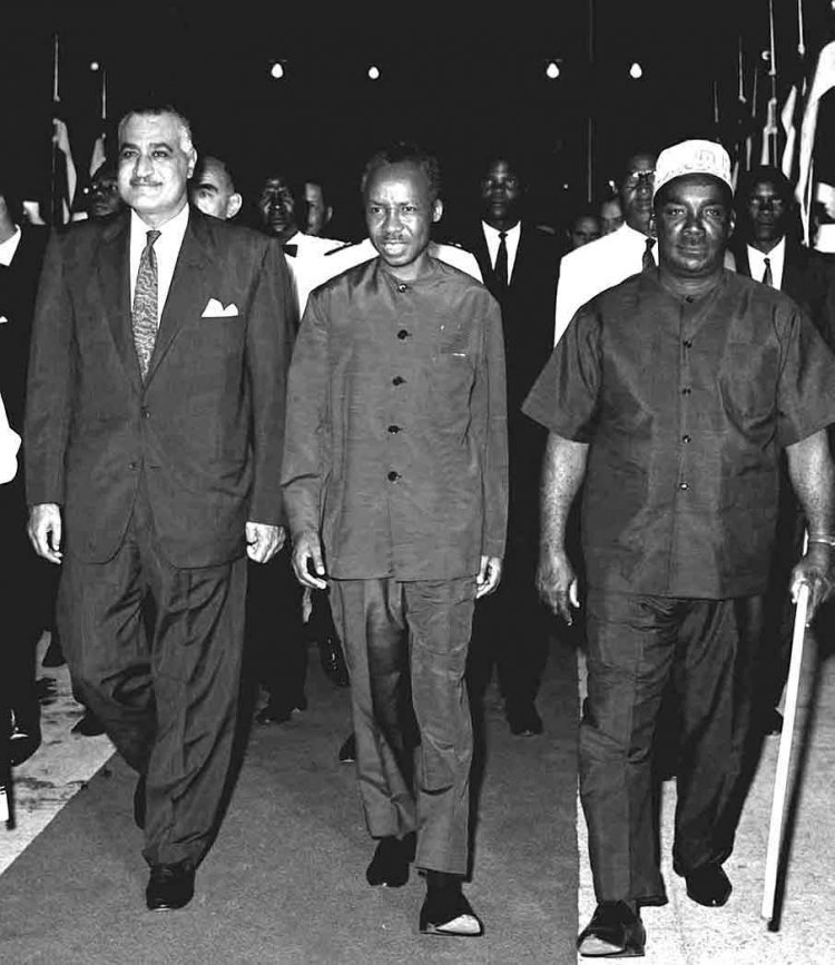 Visite du président Gamal Abdel Nasser en République fédérale de Tanzanie