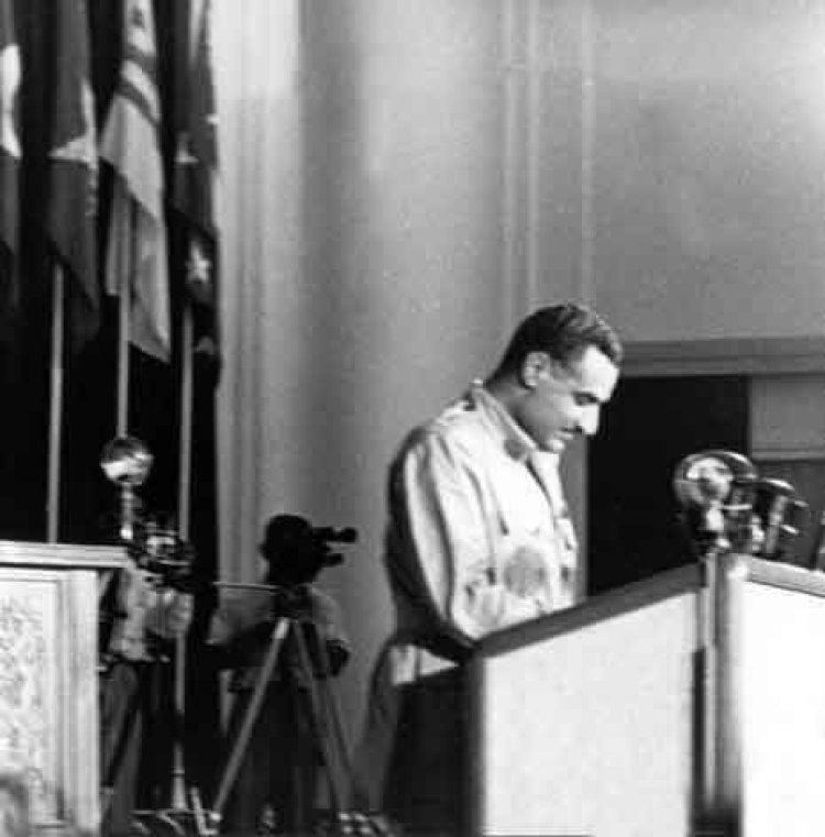 Hotuba ya Rais Gamal Abdel Nasser katika Kikao cha Kufunga Mkutano wa Bandung mnano Mwaka 1955