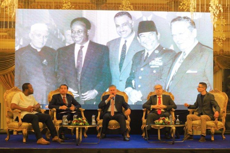 "Reading the path of the founding fathers of the Non-Aligned Movement" on the dialogue table of the fourth edition of the Nasser Fellowship for International Leadership”