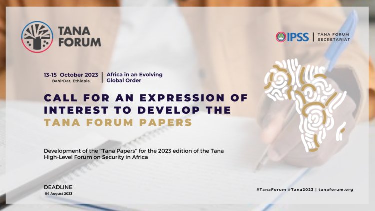Call for an Expression of Interest to develop the Tana Forum Papers