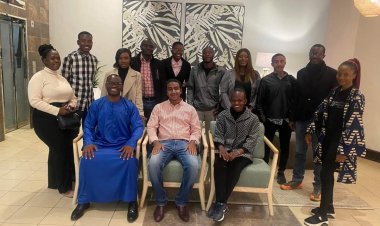 Ghazaly meets the youth of the Nasser Movement in Zambia