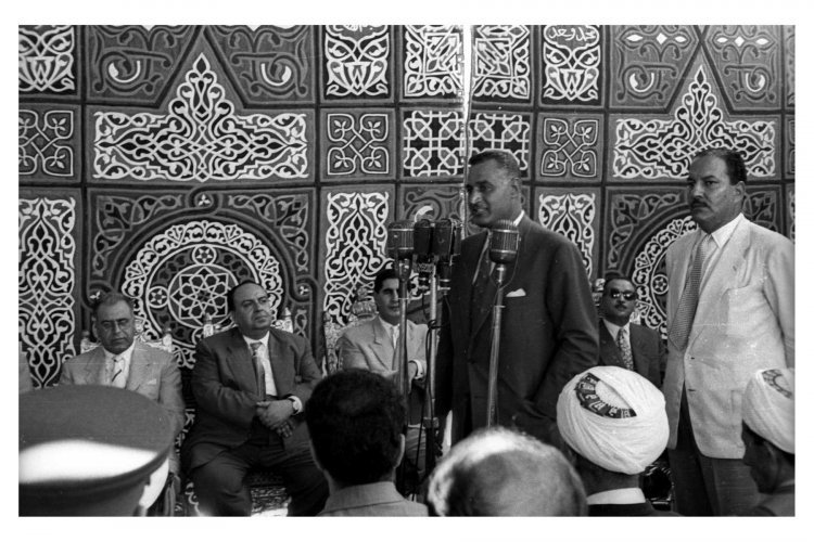 Hotuba ya Rais Gamal Abdel Nasser kwenye kiwanda cha kupambana na vifaru mnamo mwaka 1954