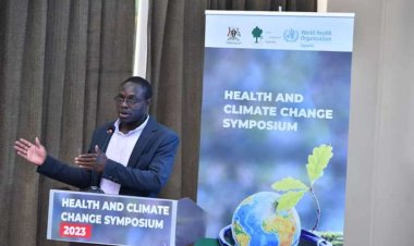 Nasser Youth Movement member speaks at Uganda's Health and Climate Conference in anticipation of COP28.