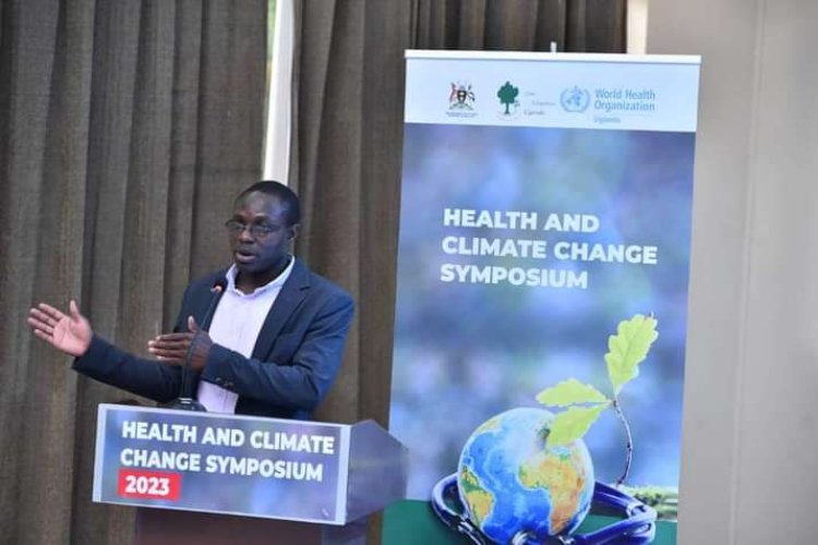 Nasser Youth Movement member speaks at Uganda's Health and Climate Conference in anticipation of COP28.