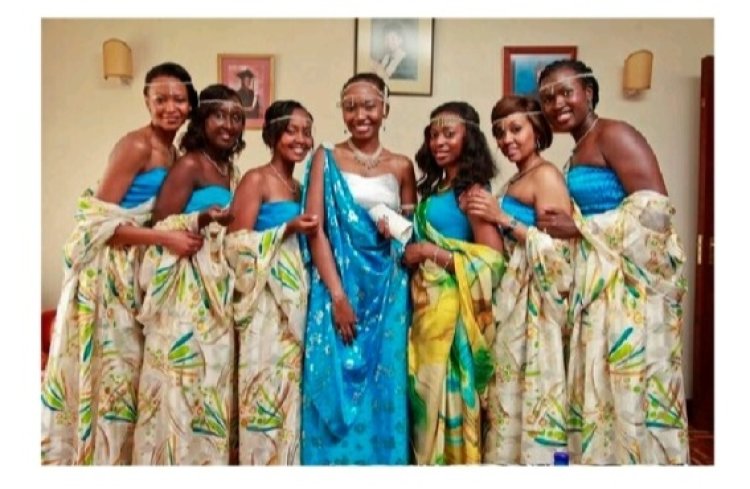 Traditional Rwandan costume 