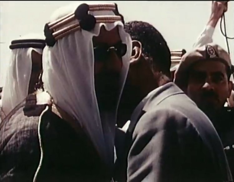 Ziara ya Nasser nchini Saudi Arabia mnamo mwaka 1956