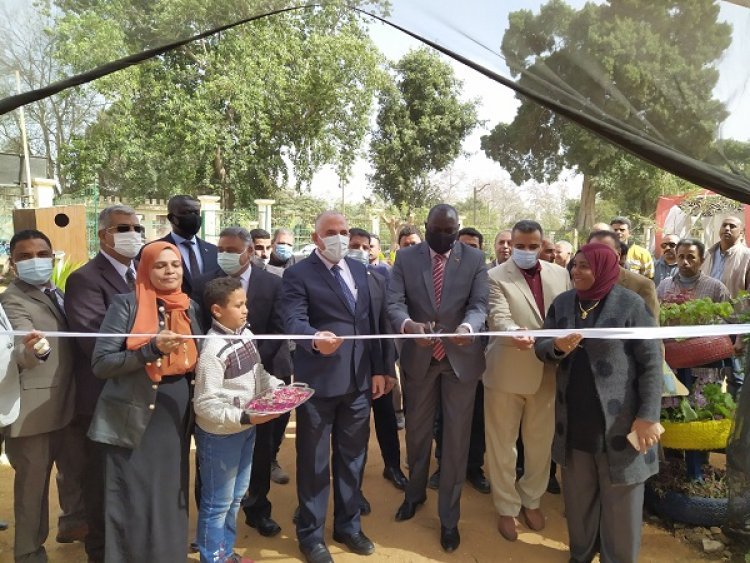 Waziri wa Umwagiliaji wa Misri na mwenzake wa Sudan Kusini wazindua "Maua ya Machipuko" katika Al-Qanater Al-Khairiya