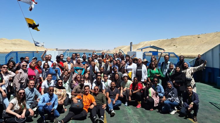 Le Canal de Suez accueille les leaders de demain : les délégations de jeunes en visite de terrain dans le cadre de la bourse Nasser Internationale