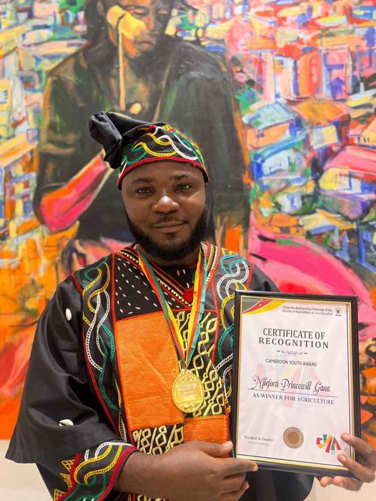 Un diplômé la Bourse Nasser pour le leadership couronné du Prix de la Jeunesse du Cameroun pour ses contributions pionnières dans l’agriculture